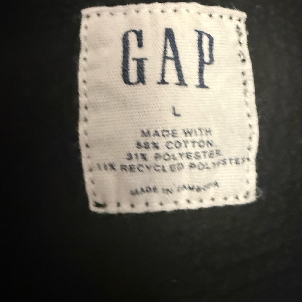 GAP Women’s Large Crewneck Sweatshirt Black Logo - Picture 4 of 4